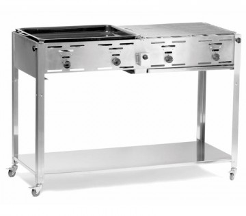 Hendi gasbarbecue hendi 154908 grill master quatro 1